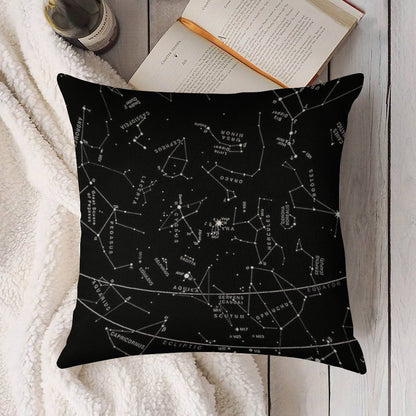 Constellations Linen Throw Pillow Cover