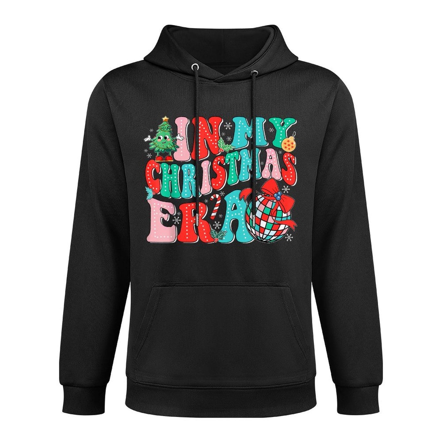 In My Christmas Era Vintage Groovy Christmas Holiday Xmas Machine Washable Hoodie