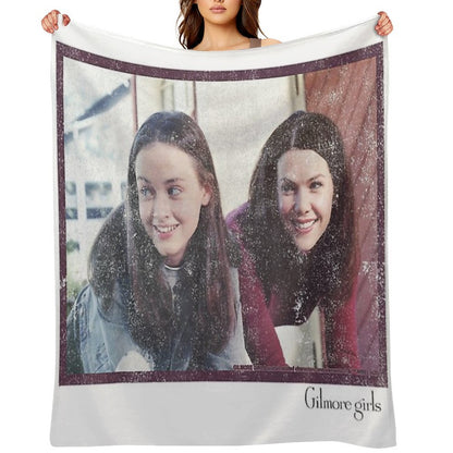 Rory And Lorelai - Portrait Throw Blanket