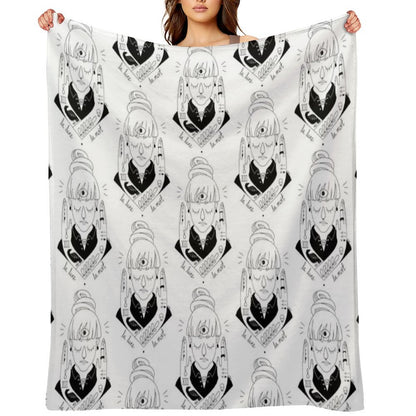 Moon  Death Throw Blanket