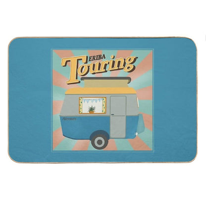 Vintage Touring Caravan Adventure Bath Mat