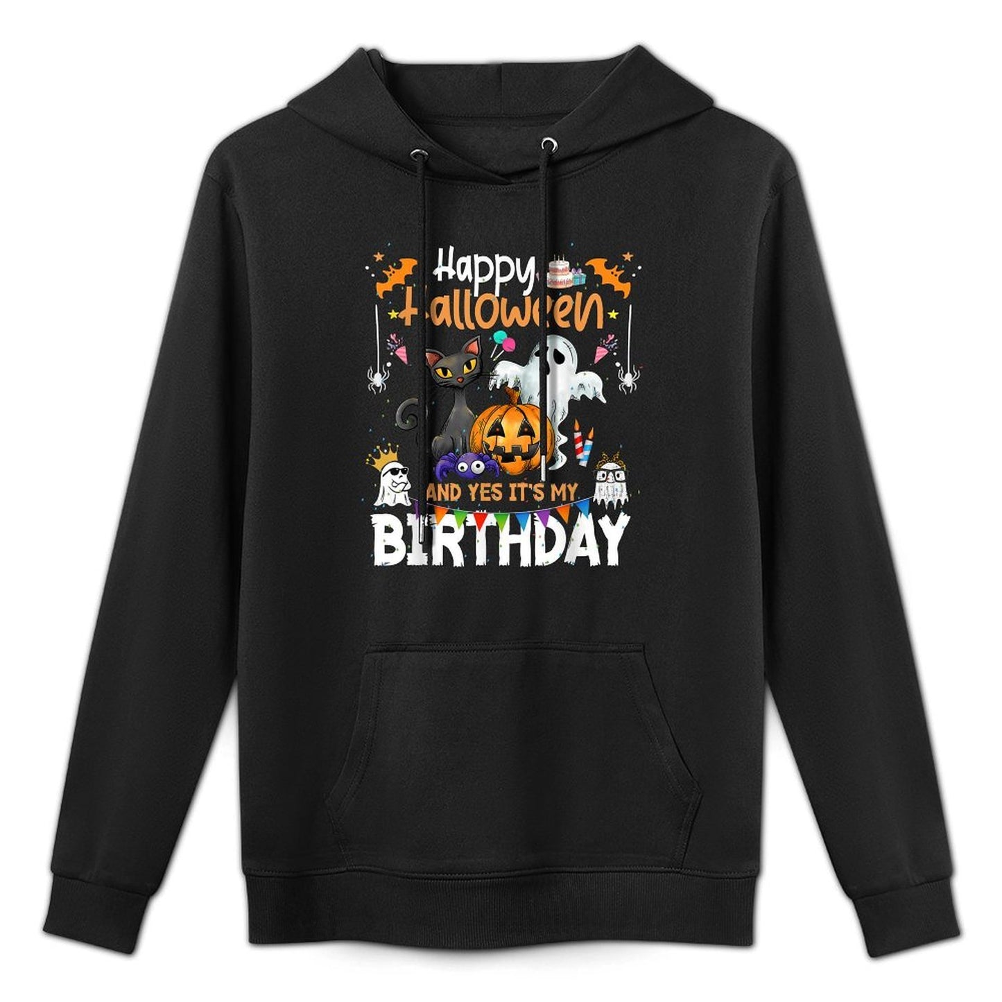 Happy Halloween And Yes Its My Birthday Funny October Bday Unisex Design Hoodie