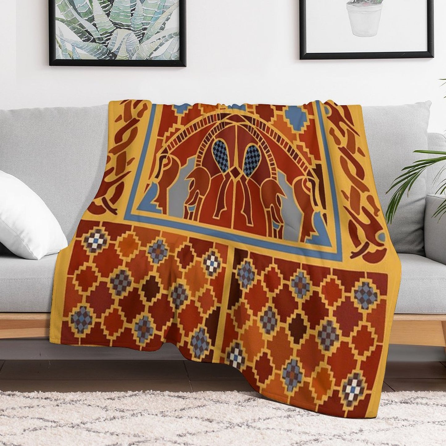 Imagining Sutton Hoo The Boars Throw Blanket