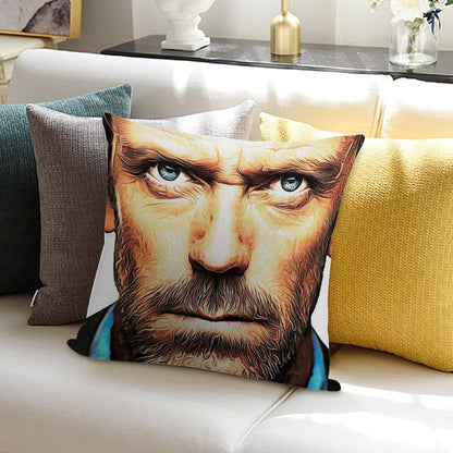 Dr. House Soft Gift Ready Throw Pillow