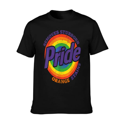 Pride Removes Stubborn Orange Stains Pride Month LGBTQ Retro T-Shirt