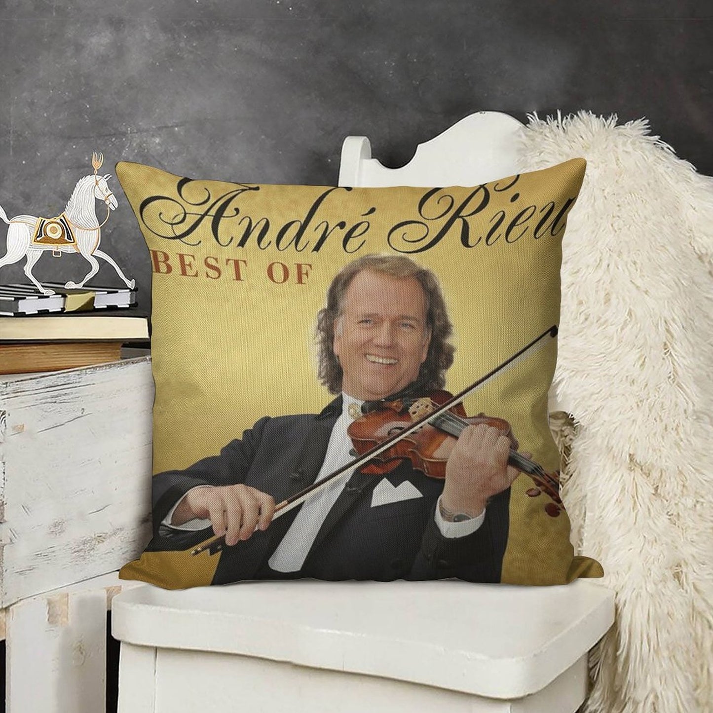 Andre Rieu Best Of Andre Rieu Linen Throw Pillow Cover
