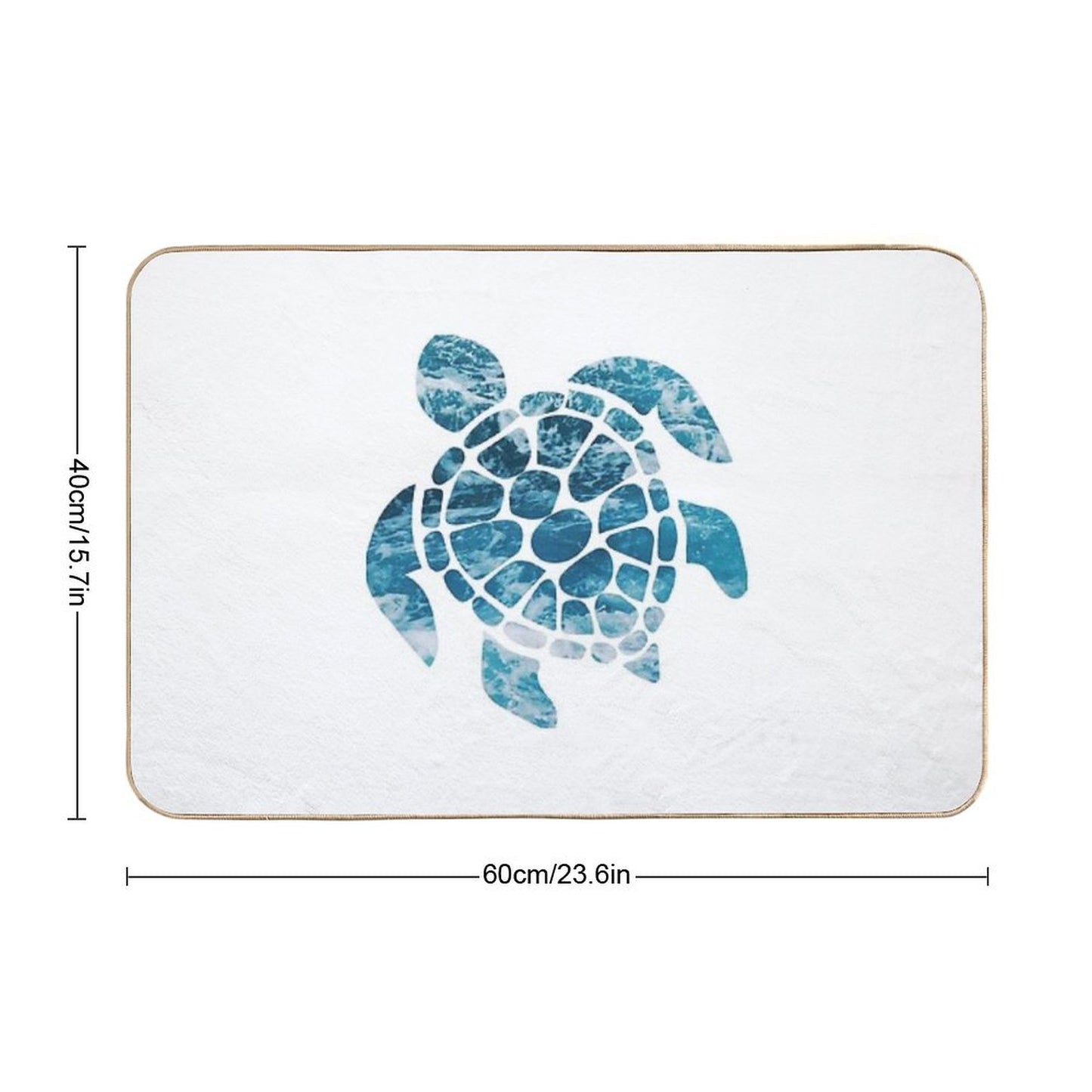 Ocean Sea Turtle Bath Mat