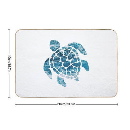 Ocean Sea Turtle Bath Mat