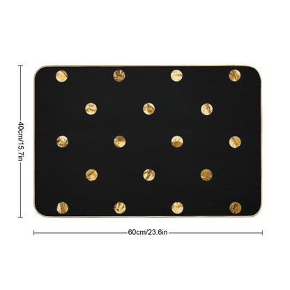 Black & Luxe Confetti Bath Mat