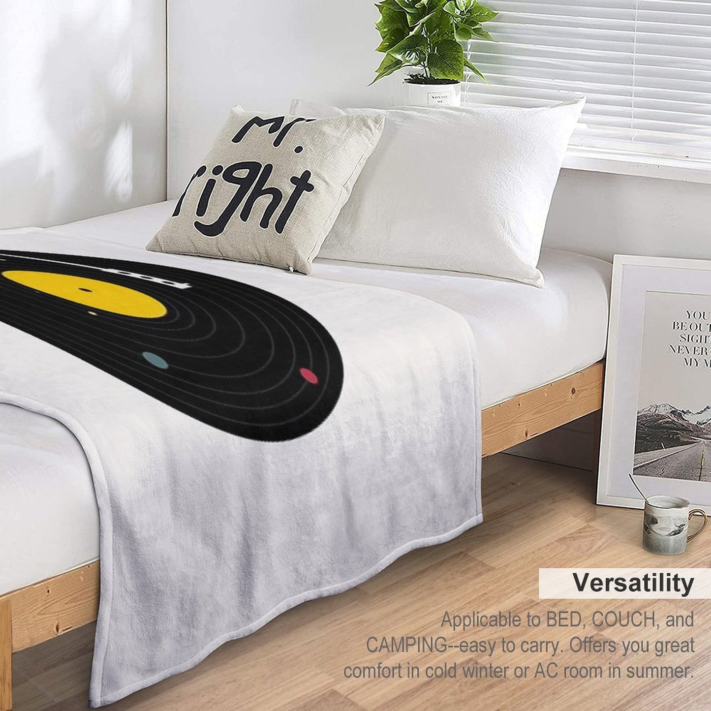 Music Everywhere Throw Blanket