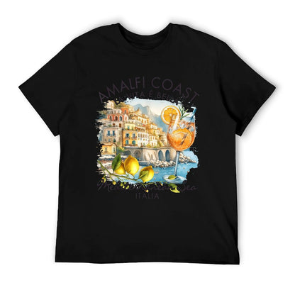 Amalfi Coast Italy Travel Trip Vacation Mediterranean Sea T-Shirt