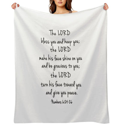 The Lord Bless You And Keep You Throw Blanket