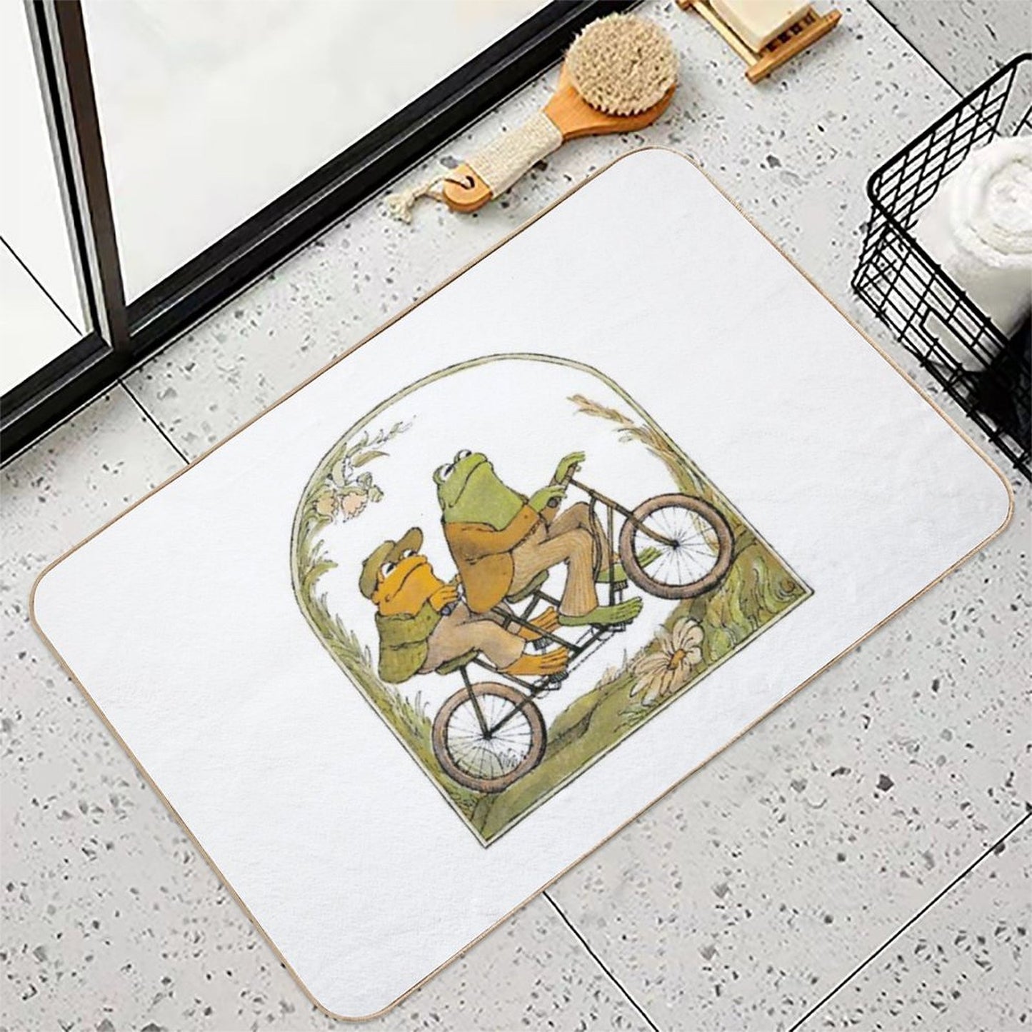 Frog And Toad  Easy To Clean Bath Mat