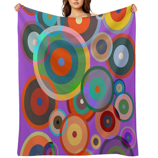 Kandinsky #4 Throw Blanket