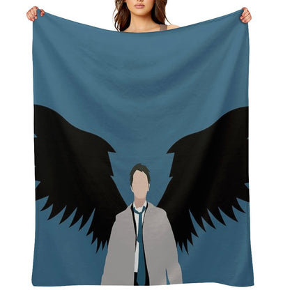 Supernatural - Castiel Throw Blanket