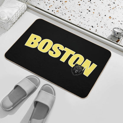 Vintage Boston Hockey Bath Mat