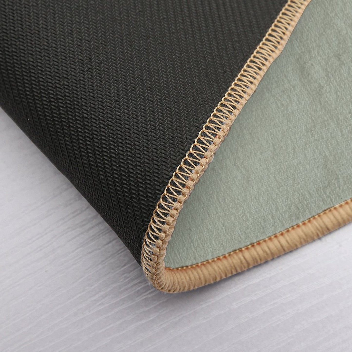 Desert Sage Grey Green Solid Color  Odorless Bath Mat
