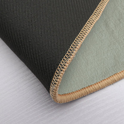 Desert Sage Grey Green Solid Color  Odorless Bath Mat