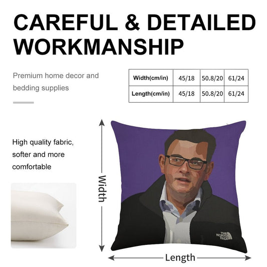 Dan Andrews – North Face Linen Throw Pillow Cover