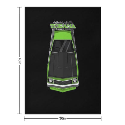 Holden Torana A9X - Green Throw Blanket