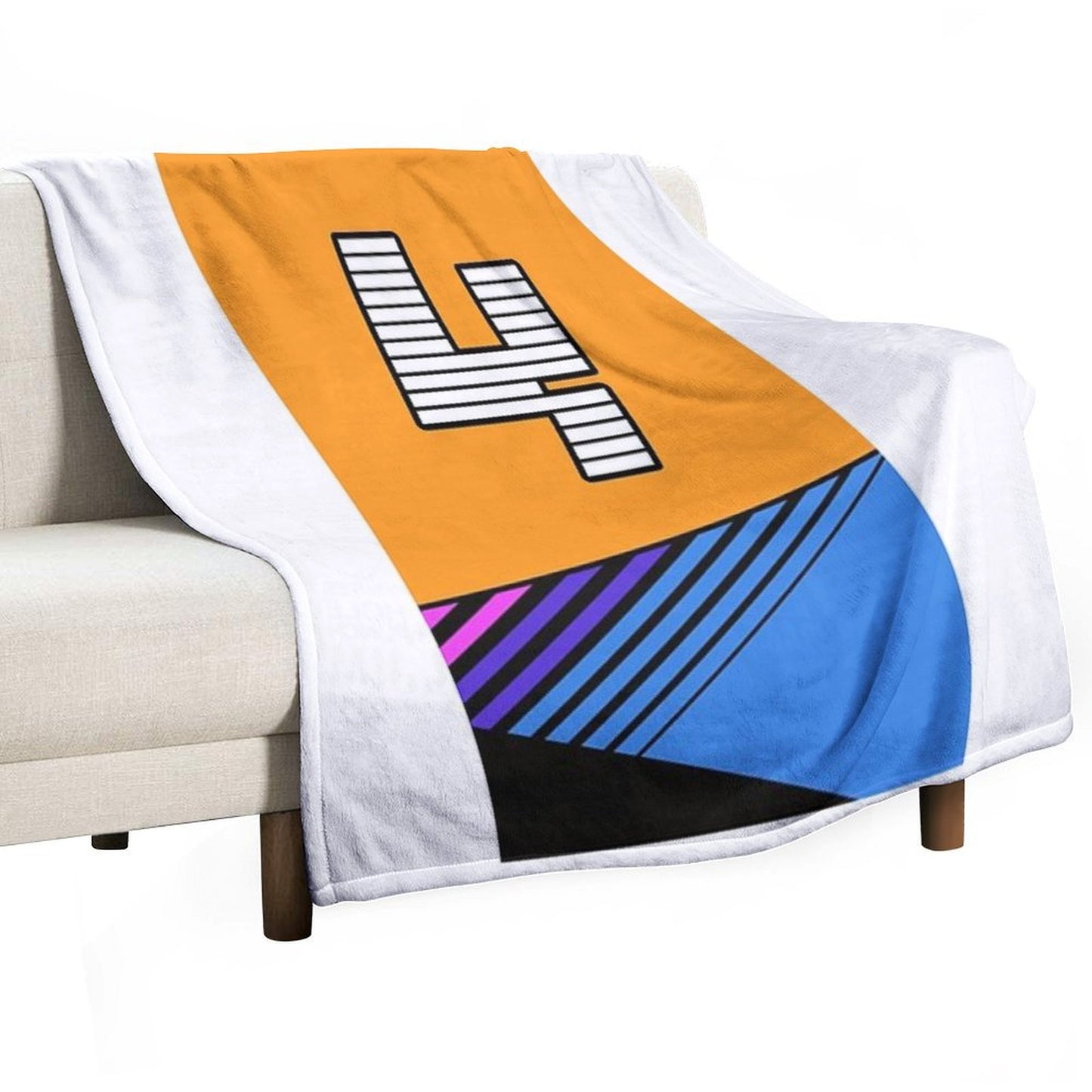 Lando Norris Mclaren 2021 Throw Blanket