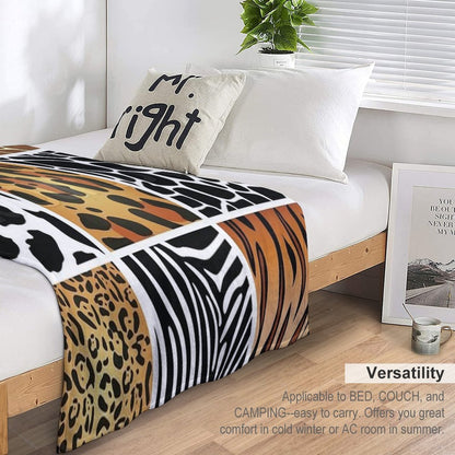 Colorful Patterns Throw Blanket