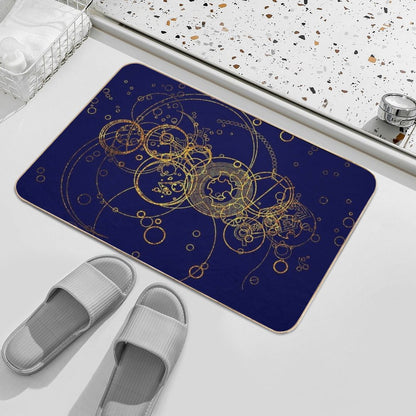 Time Lord Writing -  Transparent Bath Mat