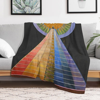 Hilma Af Klint - Altarpiece Throw Blanket