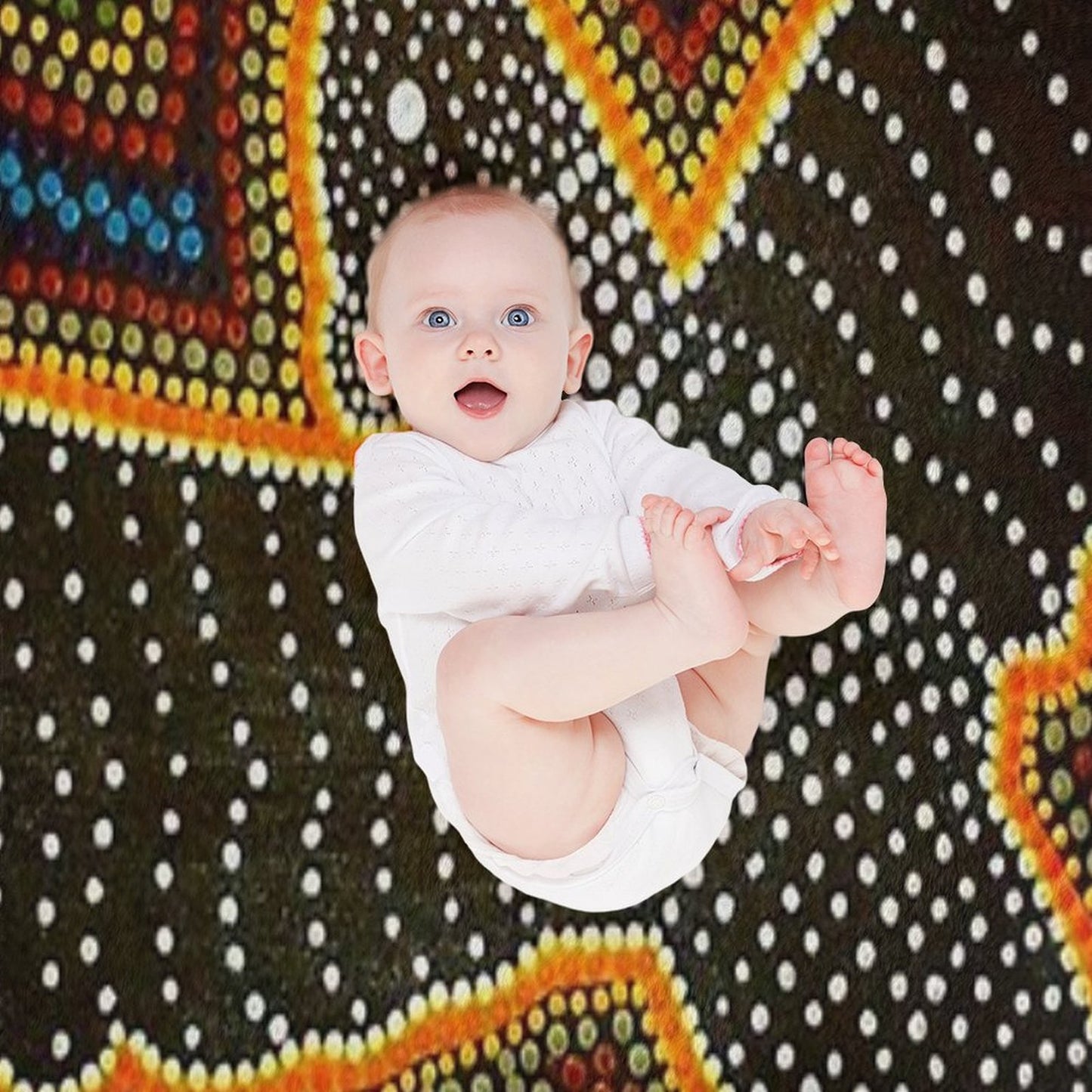 Black Cockatoo - Dreaming Throw Blanket