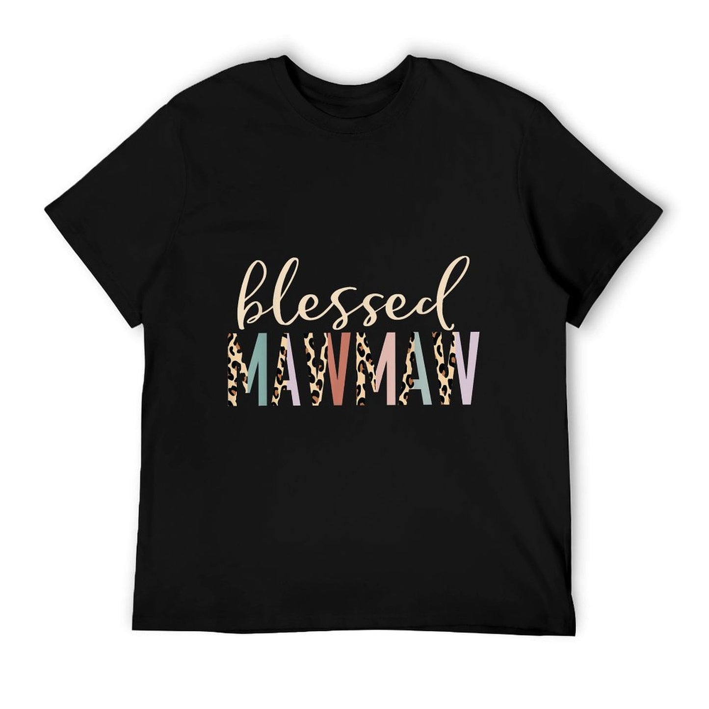 Blessed Mawmaw Cute Leopard Print T-Shirt