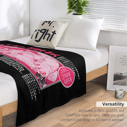 Anime Ahegao Hentai Throw Blanket