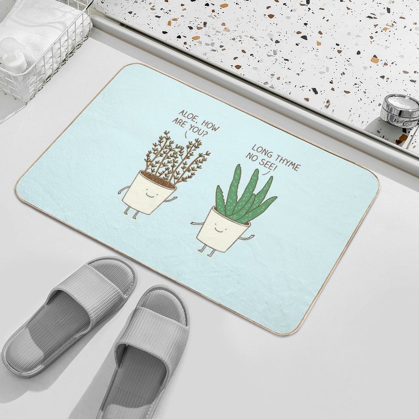 Garden Etiquette Bath Mat