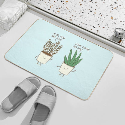Garden Etiquette Bath Mat