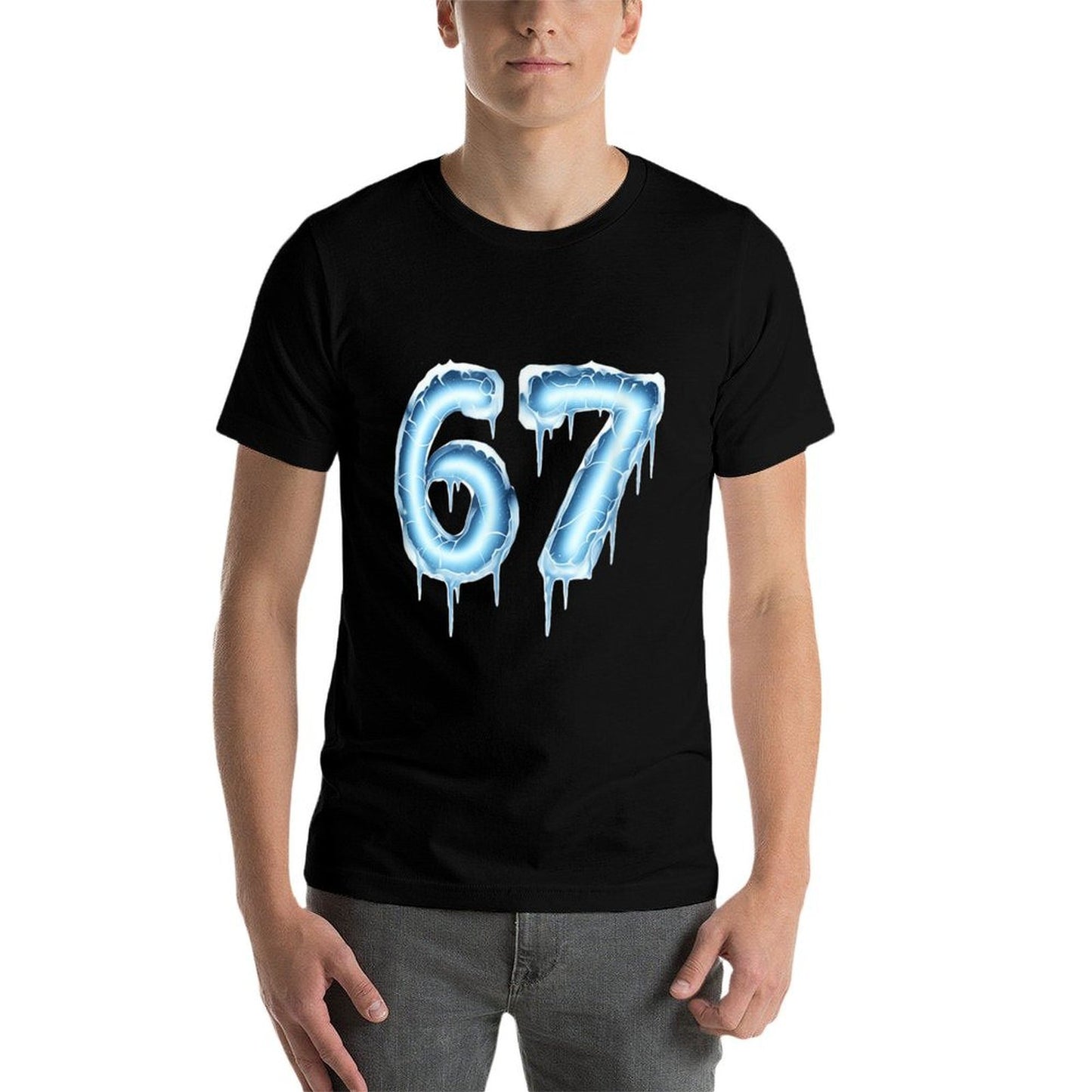 Funny Six Seven 6 7 Meme Winter Unique Cool 6 7 Christmas  Eco-friendly Material T-Shirt