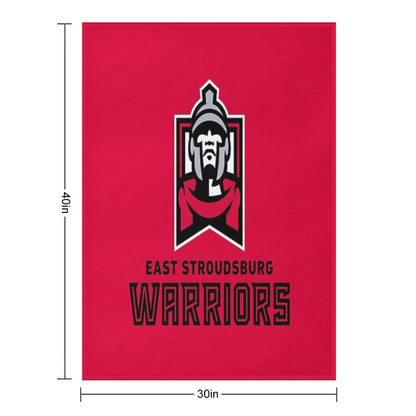 New East Stroudsburg-Warriors Throw Blanket