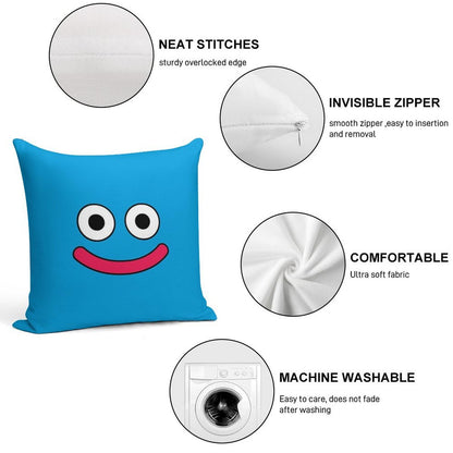 Dragon Quest Slime Soft Warmth Comfort Throw Pillow