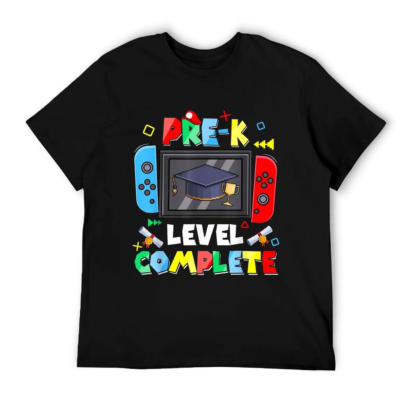 Pre-K Level Complete Video Gamer Graduation Kids Boys T-Shirt