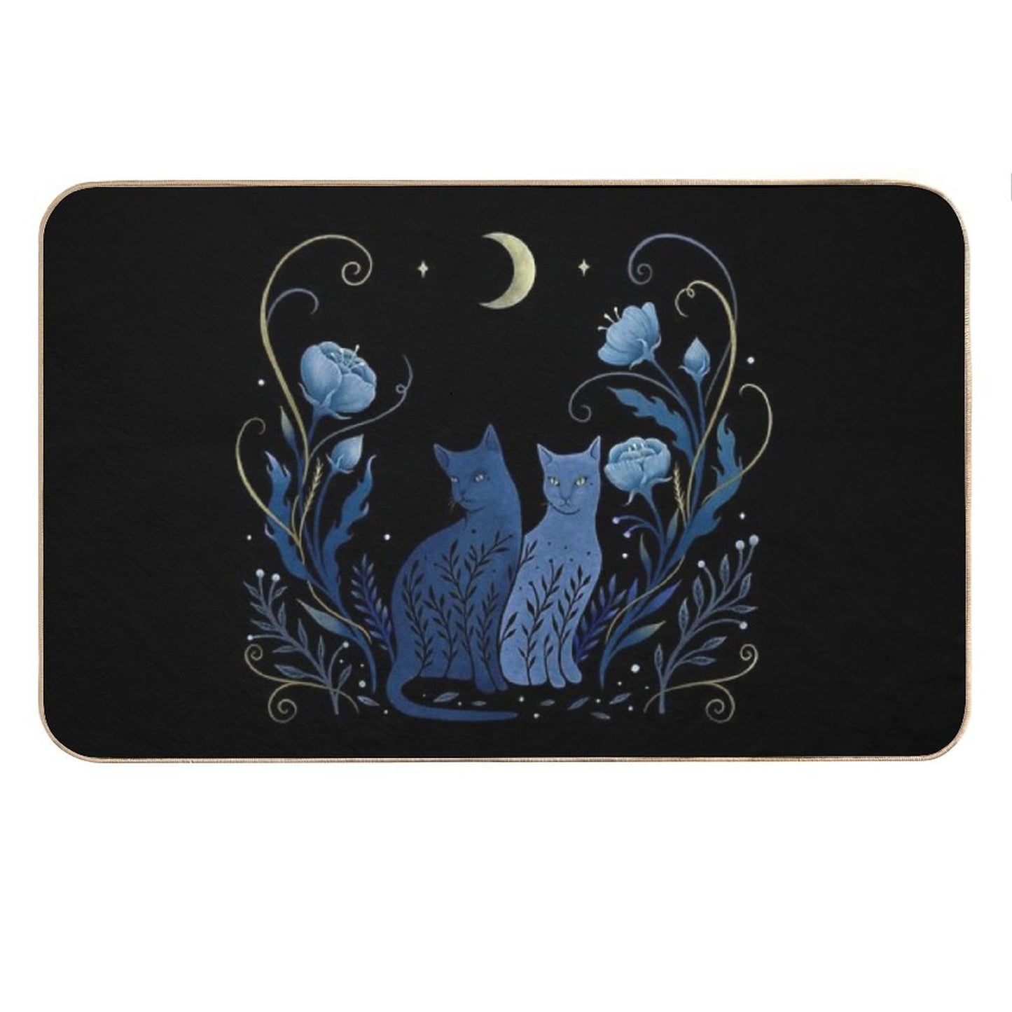 Two Cats Bath Mat