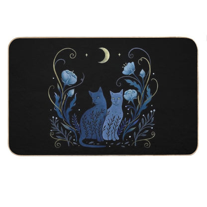 Two Cats Bath Mat