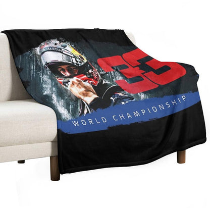 Max Verstappen F1 CHAMPION Throw Blanket
