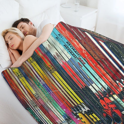 Ski Sun Valley Throw Blanket