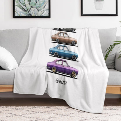 Mazda RX2 Set Throw Blanket