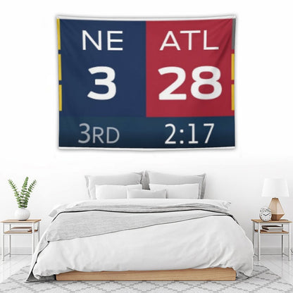 28-3 Patriots-Falcons Tapestry