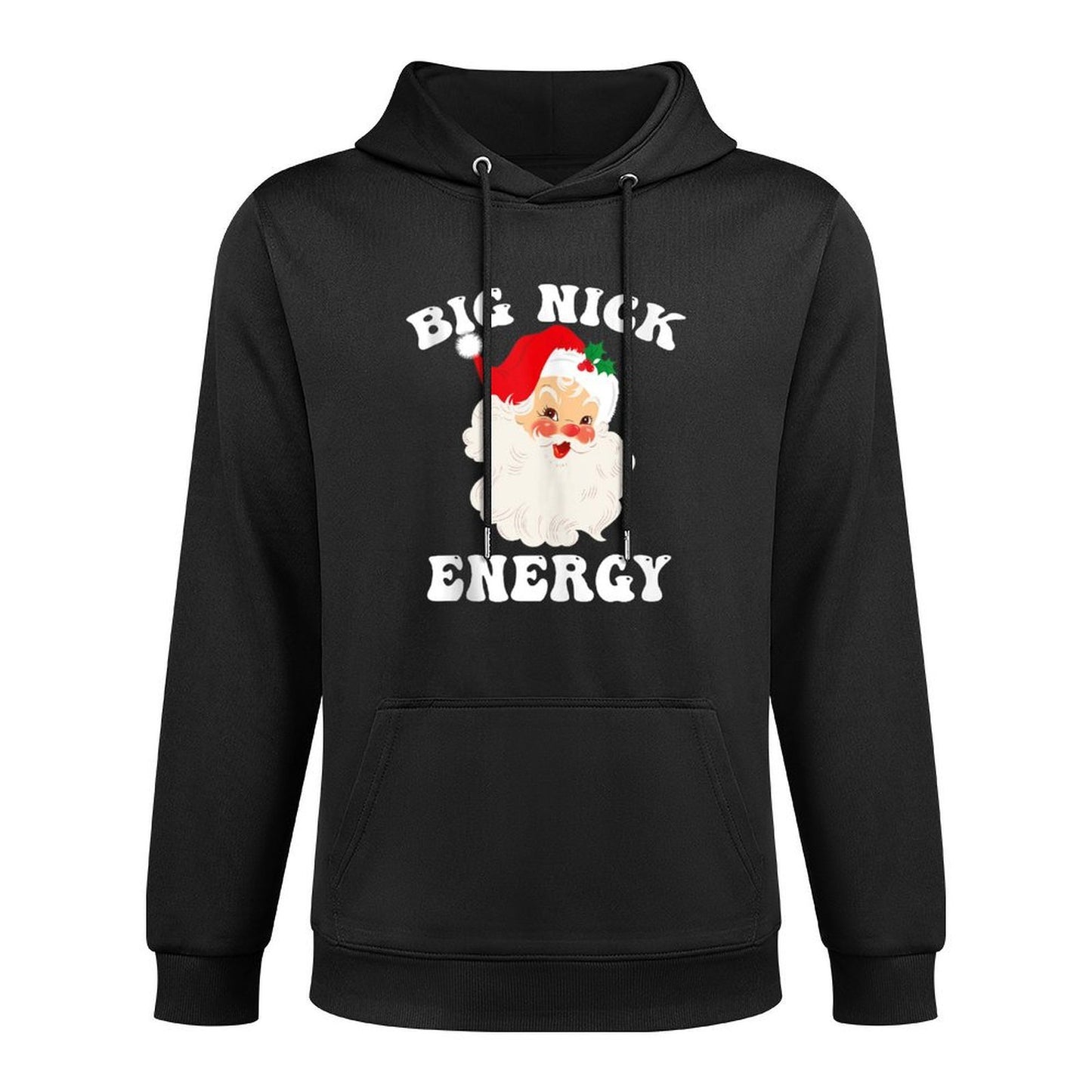 Big Nick Energy Santa Christmas Durable Construction Hoodie