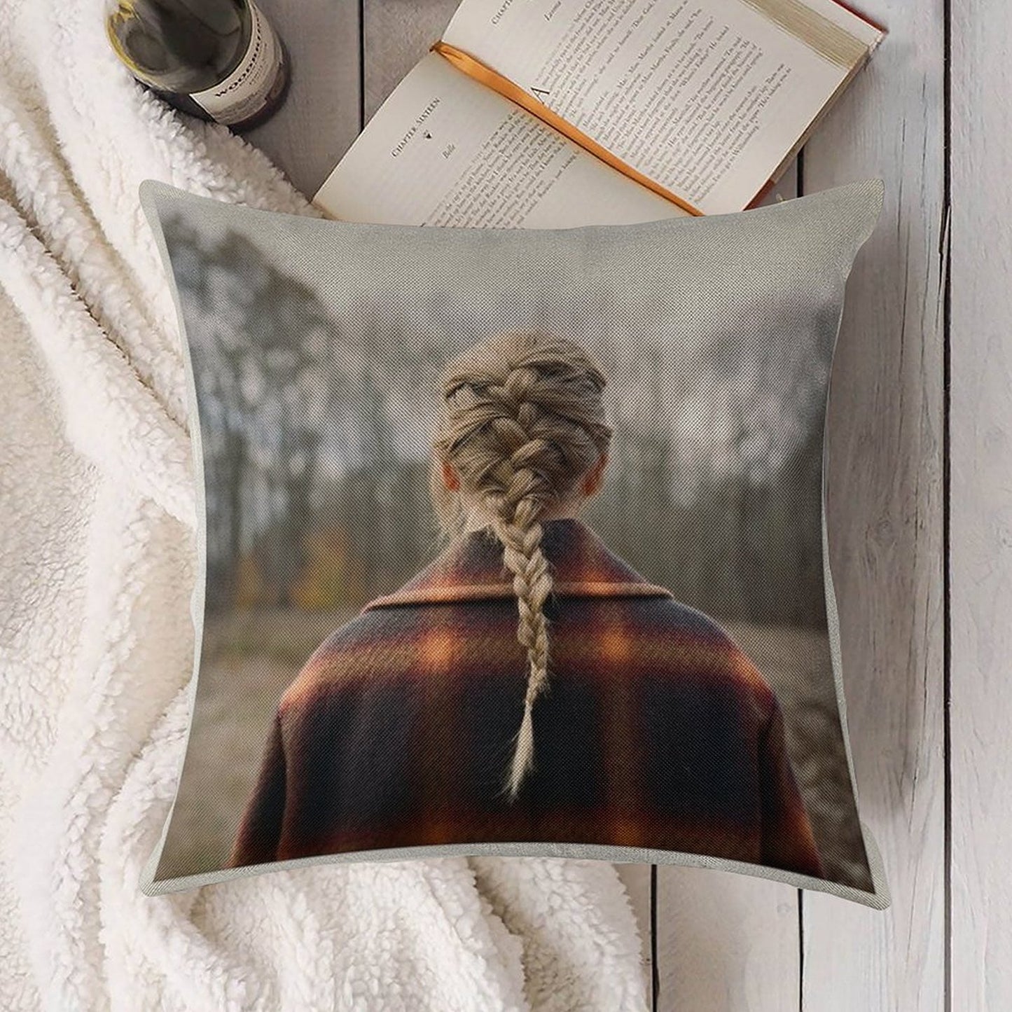 Evermore Linen Throw Pillow Cover