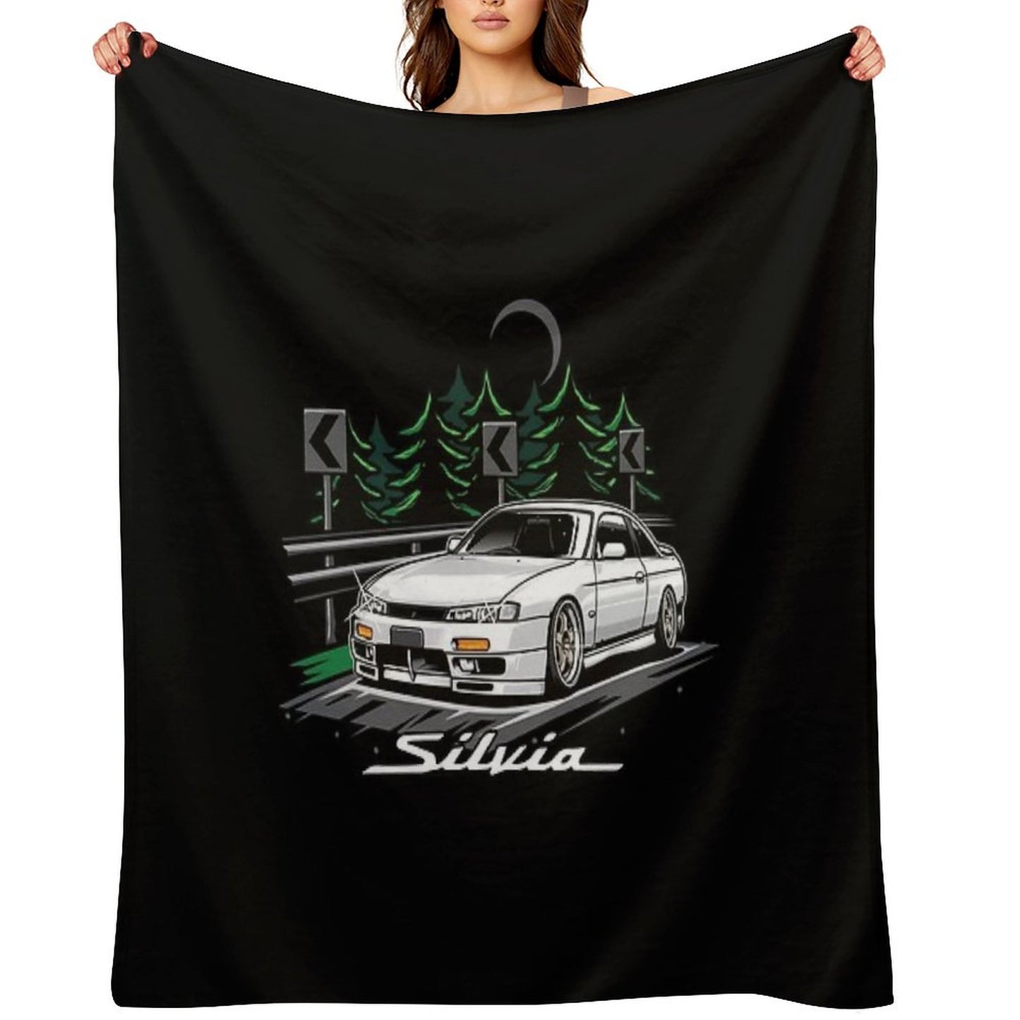 Silvia S14 Kouki Throw Blanket