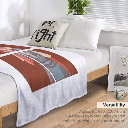 Rei Ayanami Finale Take Care Of Yourself Throw Blanket