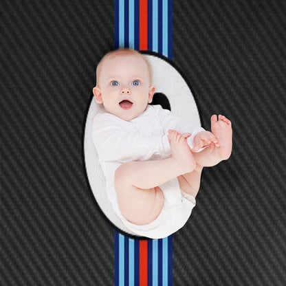 Racing Stripes Carbon Background 23 Throw Blanket