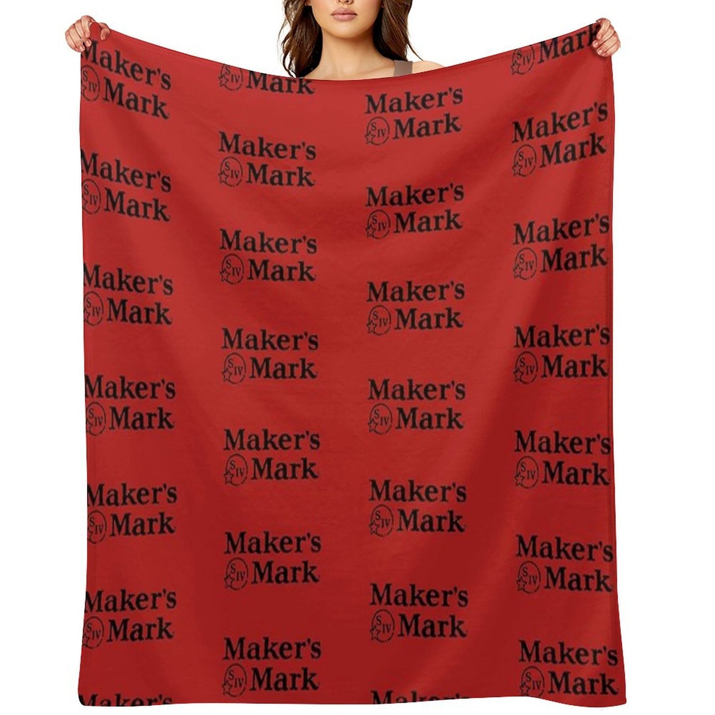 Maker's Mark Bourbon Throw Blanket