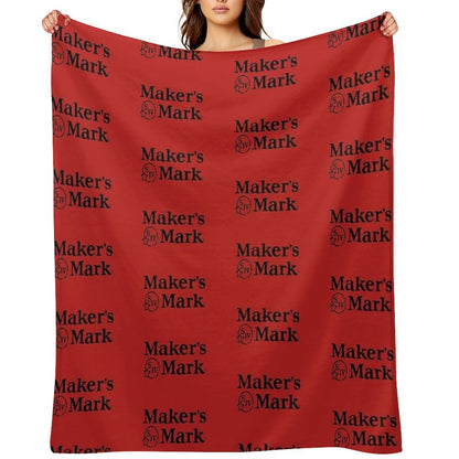 Maker's Mark Bourbon Throw Blanket
